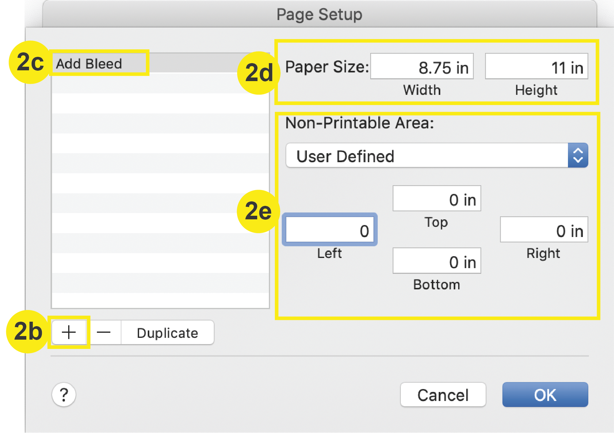 PrintingCenterUSA Bleeds Tutorial Word